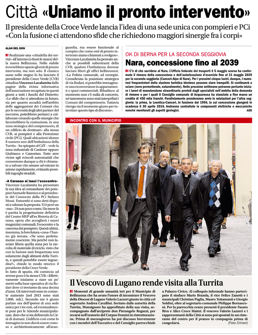 Corriere del Ticino.22.05.2014